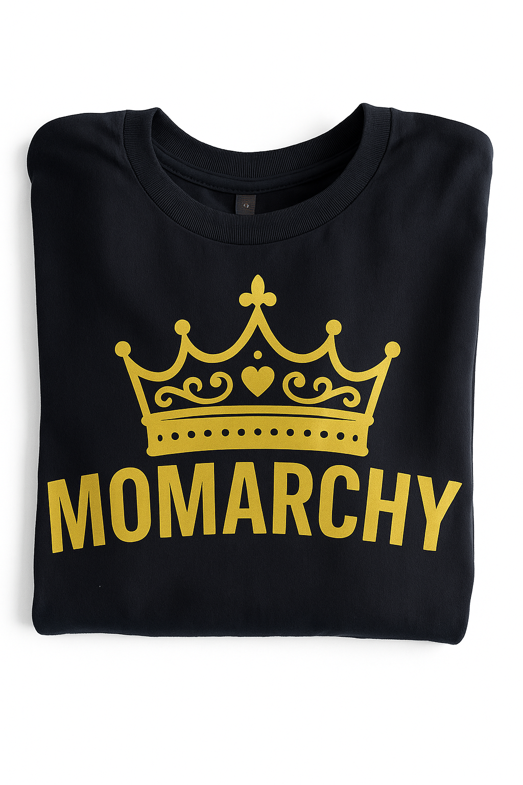 Momarchy Graphic T-Shirt - Funny Mom Shirt with Crown Design - Parenting Humor Tee - NurtureNest Co.