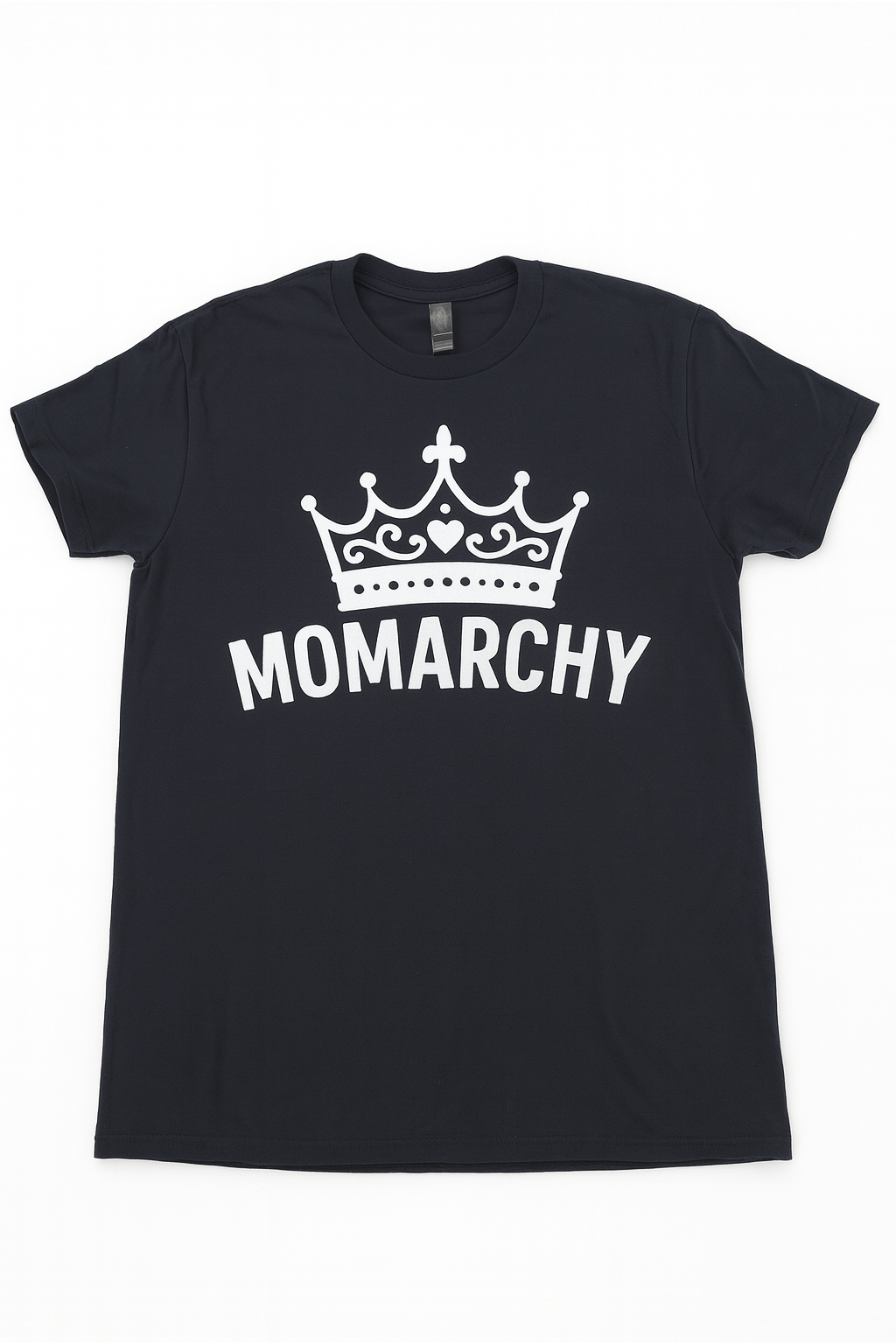 Momarchy Graphic T-Shirt - Funny Mom Shirt with Crown Design - Parenting Humor Tee - NurtureNest Co.